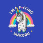 I'm A F*cking Unicorn-mens basic tee-ducfrench