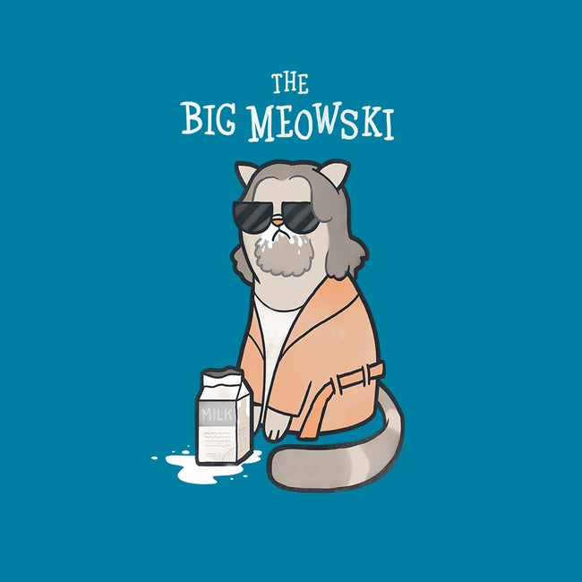 The Big Meowski-mens basic tee-queenmob