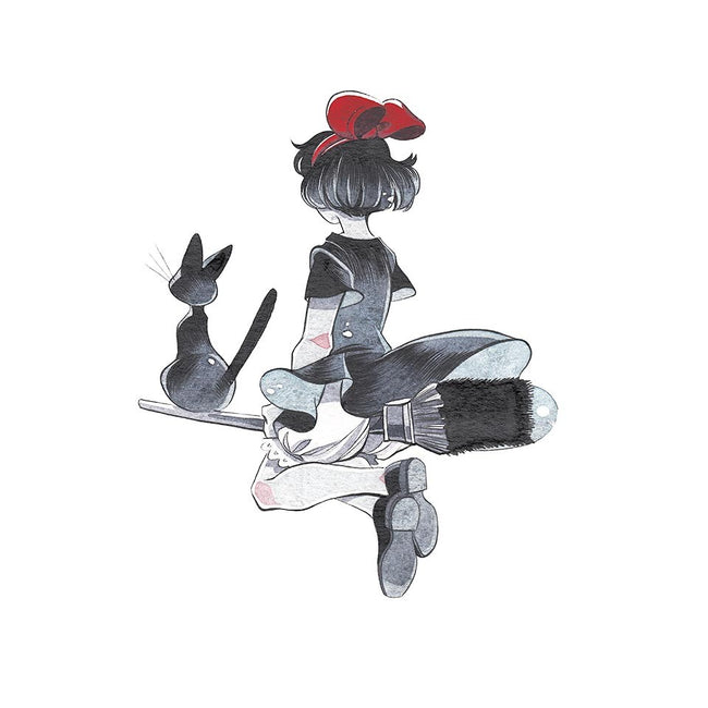 My Favorite Witch-womens fitted tee-alliebirdseed