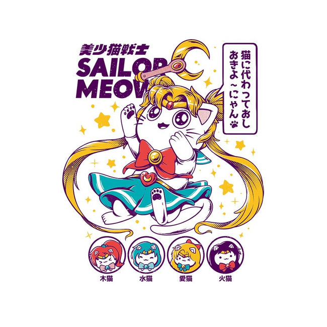 Sailor Meow-unisex zip-up sweatshirt-ilustrata