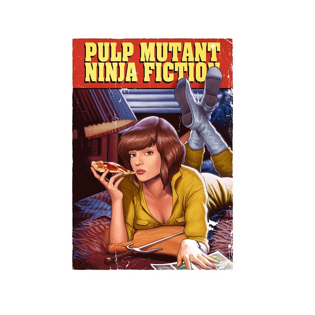 Pulp Mutant Ninja Fiction-unisex basic tank-Moutchy