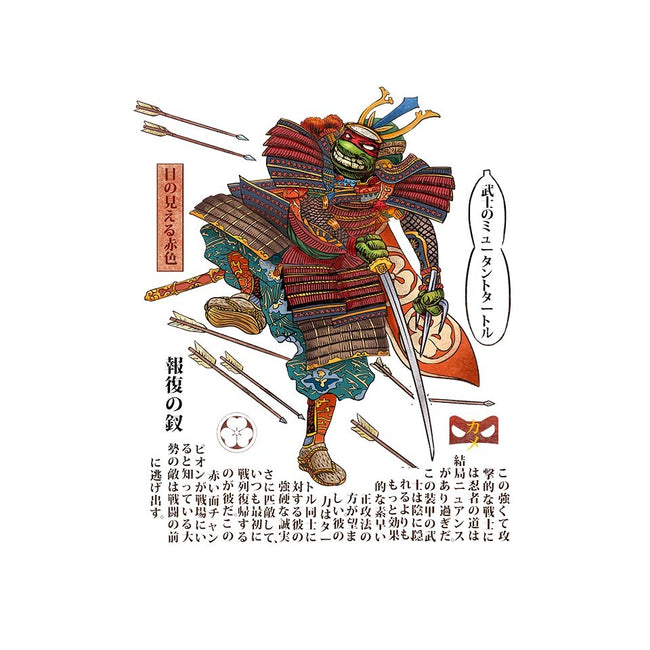 Samurai Raphael-unisex pullover sweatshirt-ChetArt
