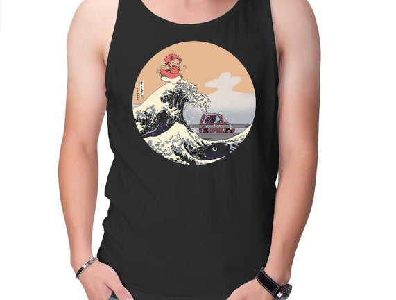 On the Cliff by the Sea