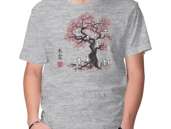 Forest Spirits Sumi-e