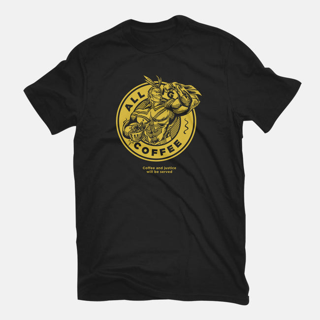 All Might Coffee-mens basic tee-yumie