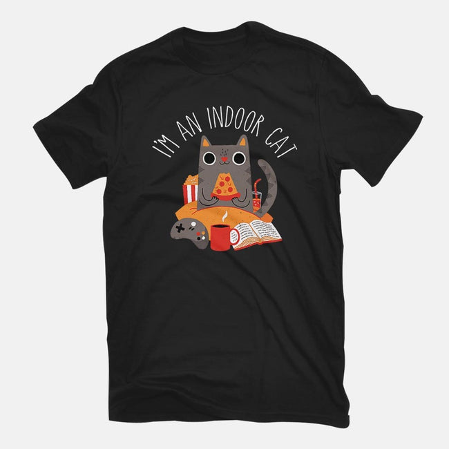 Indoor Cat-youth basic tee-DinomIke