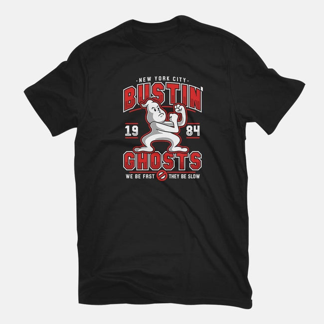 Bustin' Ghosts-womens basic tee-adho1982