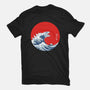 Hokusai Gojira-Variant-mens premium tee-Mdk7