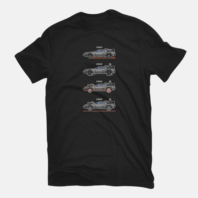 Transport Through Time-mens basic tee-mauru