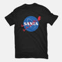 Santa's Space Agency-mens basic tee-Boggs Nicolas