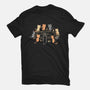 Dark Meowgic-womens fitted tee-yumie