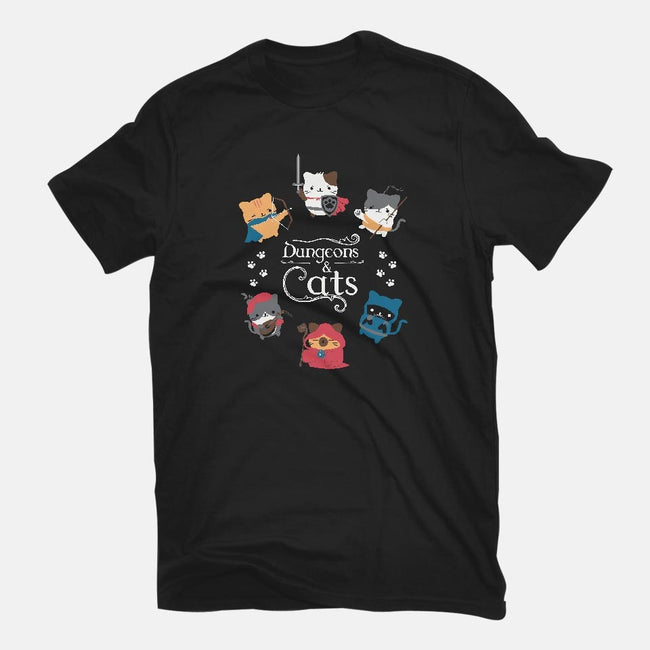 Dungeons & Cats-youth basic tee-Domii