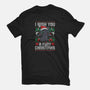 Fury Christmas-womens fitted tee-eduely