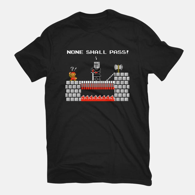 None Shall Pass Including Plumbers-mens basic tee-RyanAstle