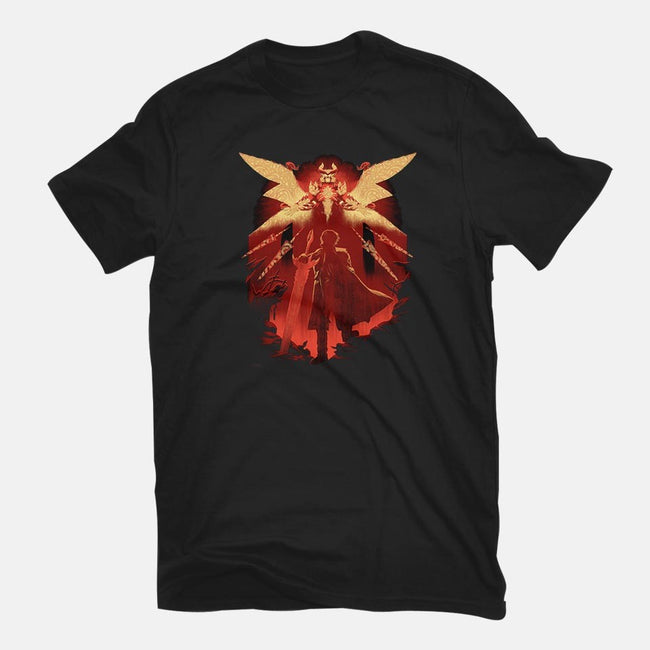 Red Hunter-womens basic tee-max58