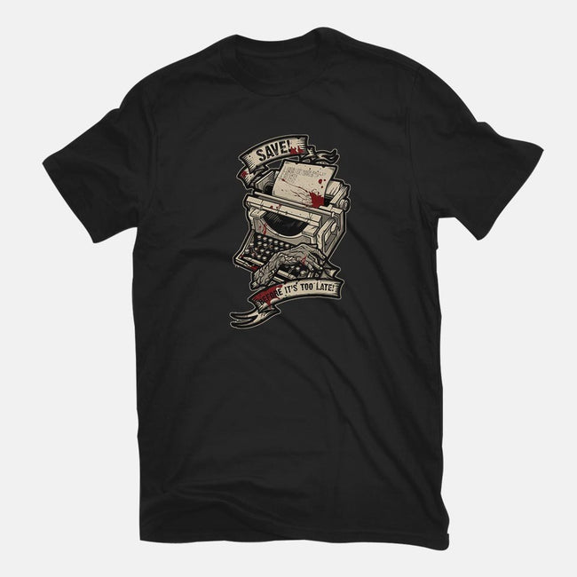 Save Point 2-mens premium tee-Letter_Q
