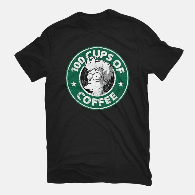 100 Cups of Coffee-mens basic tee-Barbadifuoco