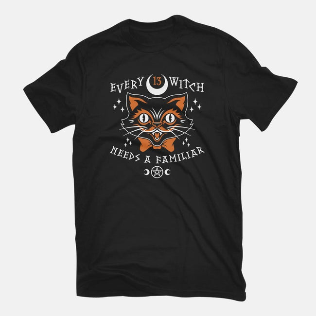 Every Witch Needs A Familiar-youth basic tee-nemons
