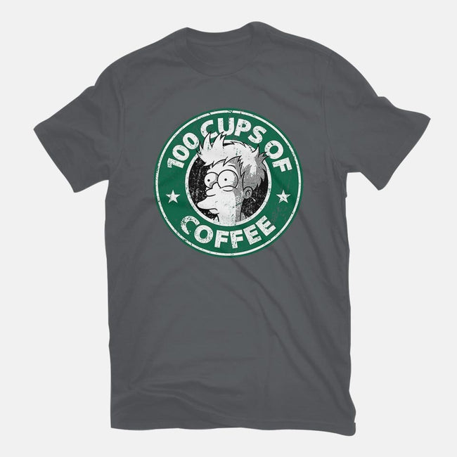 100 Cups of Coffee-mens basic tee-Barbadifuoco