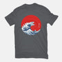 Hokusai Gojira-Variant-mens premium tee-Mdk7