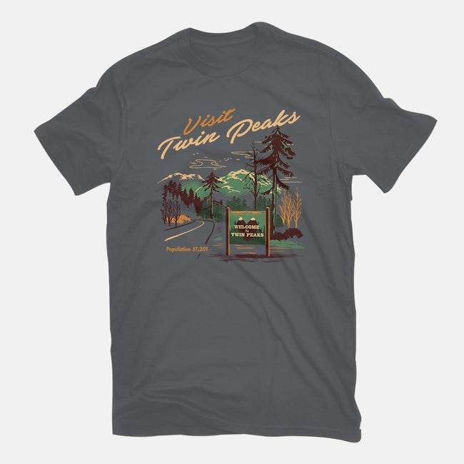 Small Town Travel-mens basic tee-Steven Rhodes