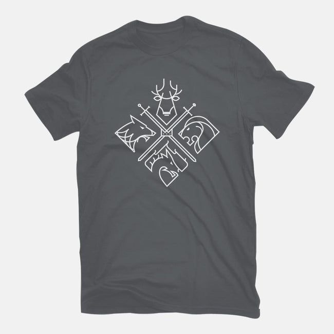 Throne Houses-mens basic tee-spike00