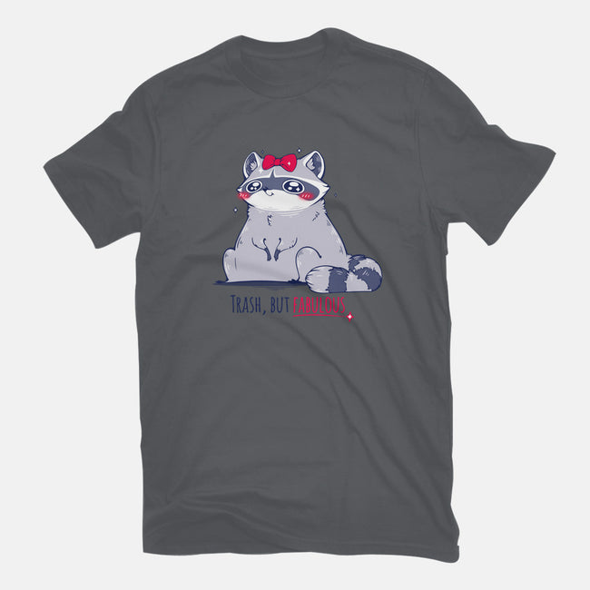 Trash But Fabulous-mens basic tee-ChocolateRaisinFury