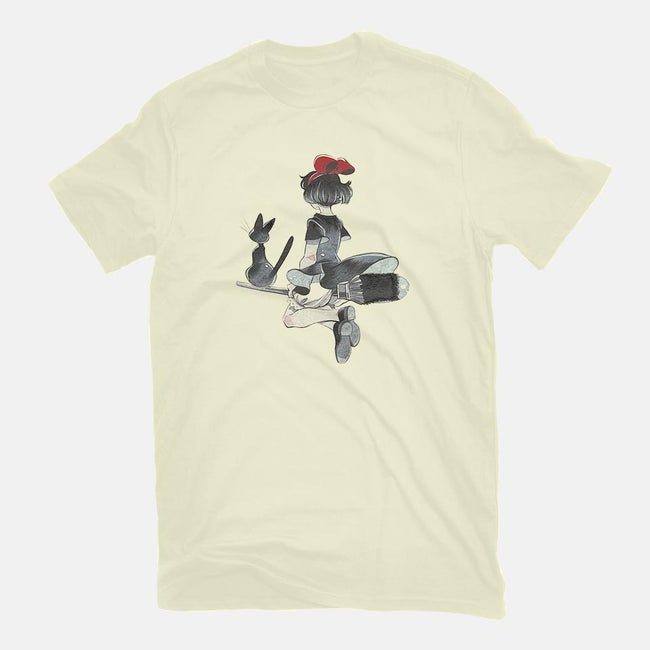 My Favorite Witch-womens fitted tee-alliebirdseed