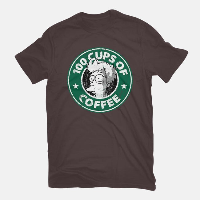 100 Cups of Coffee-mens basic tee-Barbadifuoco