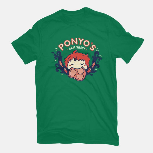 Ponyo's Ham Shack-mens basic tee-aflagg