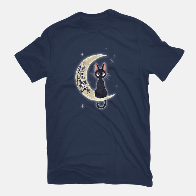 I Love You to The Moon & Back-womens fitted tee-TimShumate