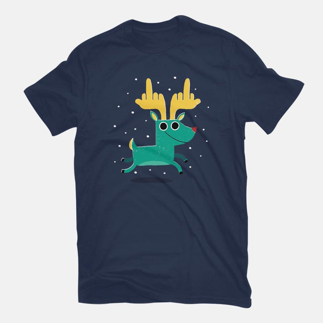 Rude Dolph-mens premium tee-DinoMike