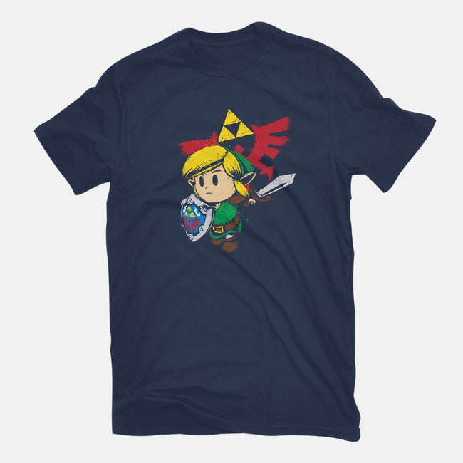Hylian Hero-womens fitted tee-DrMonekers