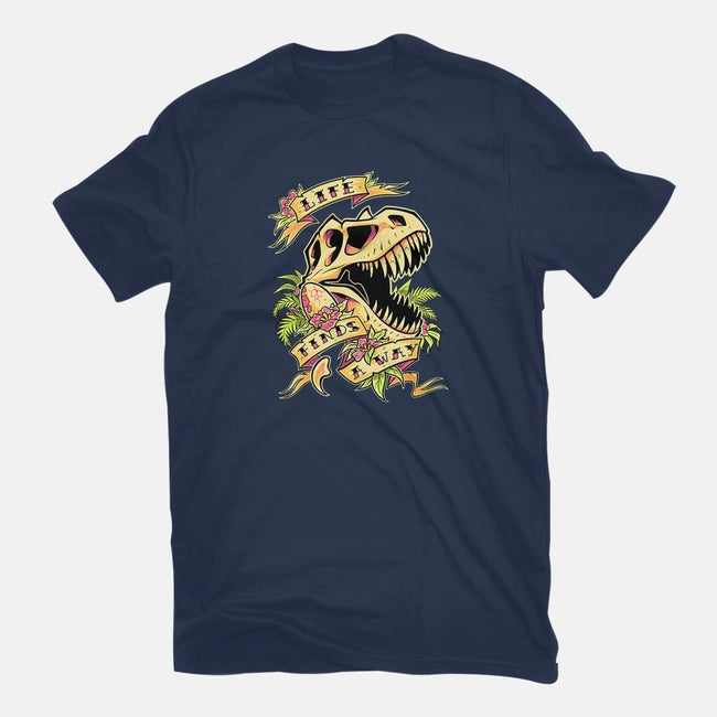 Life Finds a Way-youth basic tee-Squeedge Monster