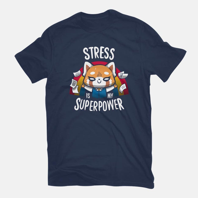Stress is my superpower-mens basic tee-typhoonic