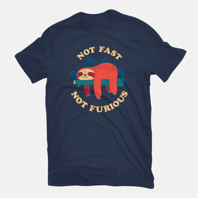 Not Fast, Not Furious-youth basic tee-DinomIke