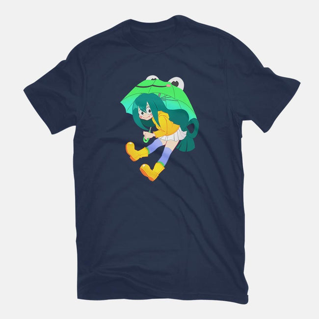 Rainy Season Hero-mens basic tee-Nerdy Mandy