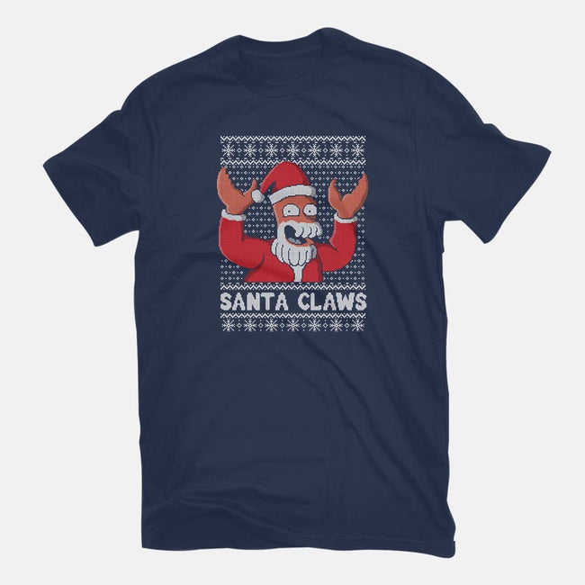 Santa Claws-mens basic tee-NemiMakeit