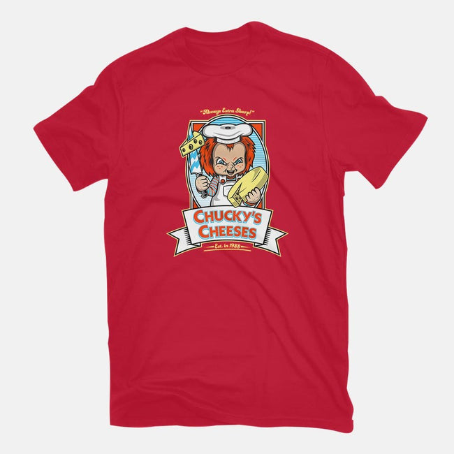Chucky's Cheeses-womens basic tee-krusemark