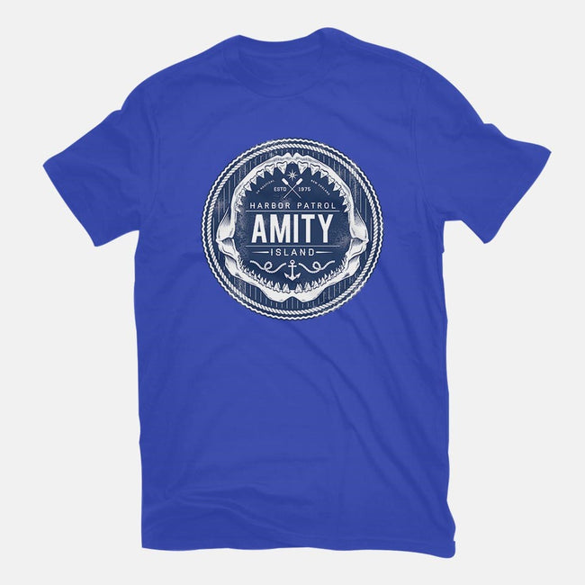 Amity Island Harbor Patrol-mens basic tee-Nemons