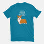 I Prefer My Corgi-mens premium tee-ursulalopez