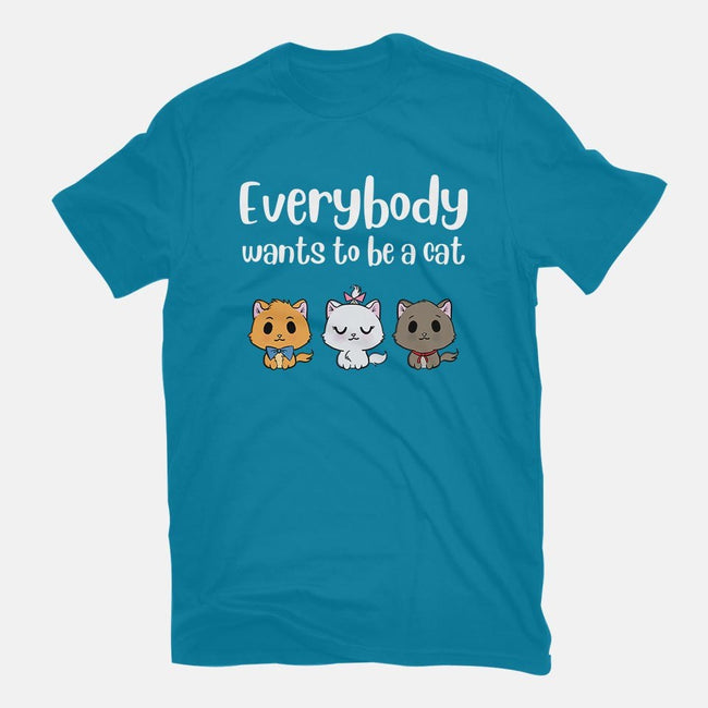 Everybody Wants to be A Cat-mens premium tee-kosmicsatellite