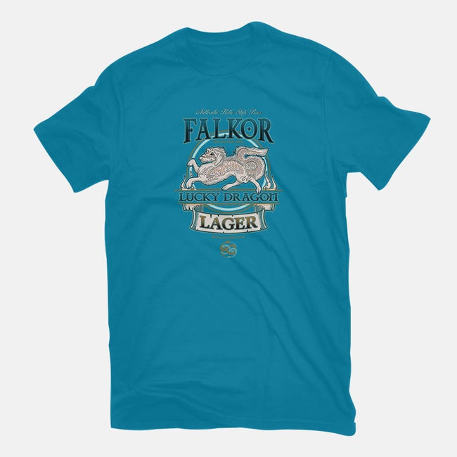 Lucky Dragon Lager-youth basic tee-etcherSketch