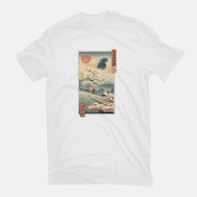 Wolf Princess Ukiyo-E-mens basic tee-vp021