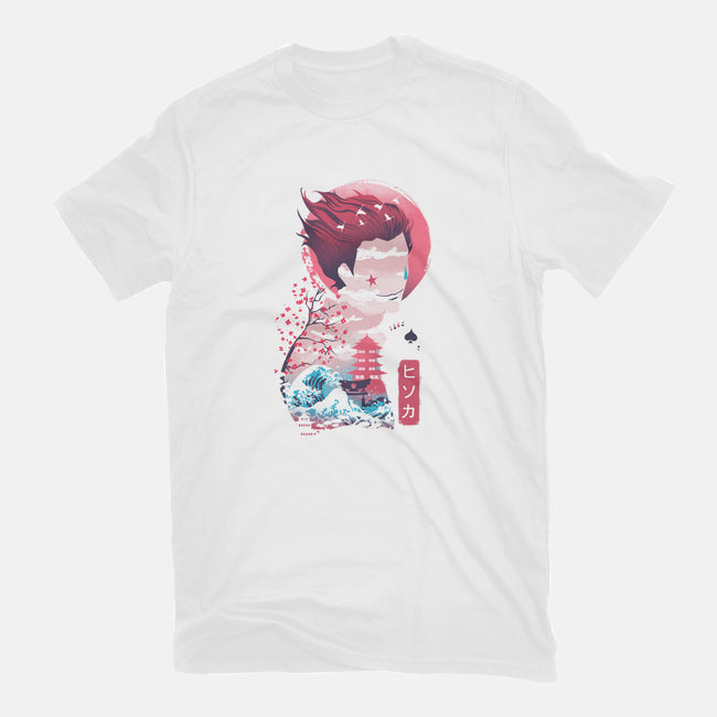 Ukiyo-E Hunter-mens premium tee-dandingeroz