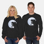 Shin Gojira-unisex crew neck sweatshirt-maped