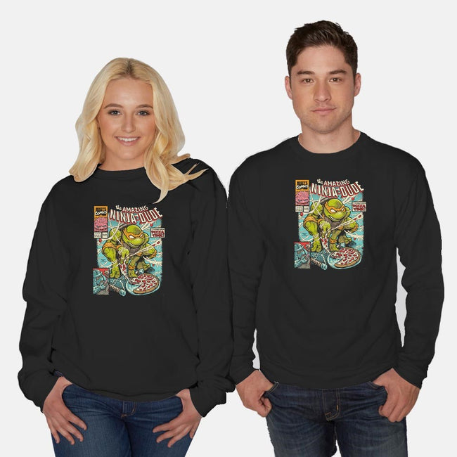 Amazing Ninja Dude-unisex crew neck sweatshirt-DonovanAlex