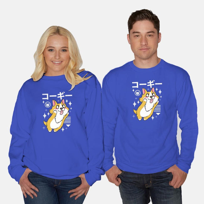 Kawaii Corgi-unisex crew neck sweatshirt-vp021