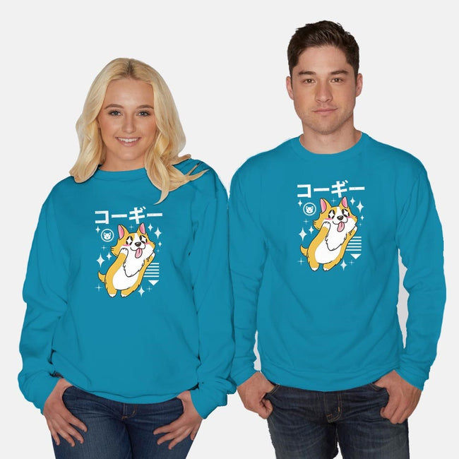 Kawaii Corgi-unisex crew neck sweatshirt-vp021