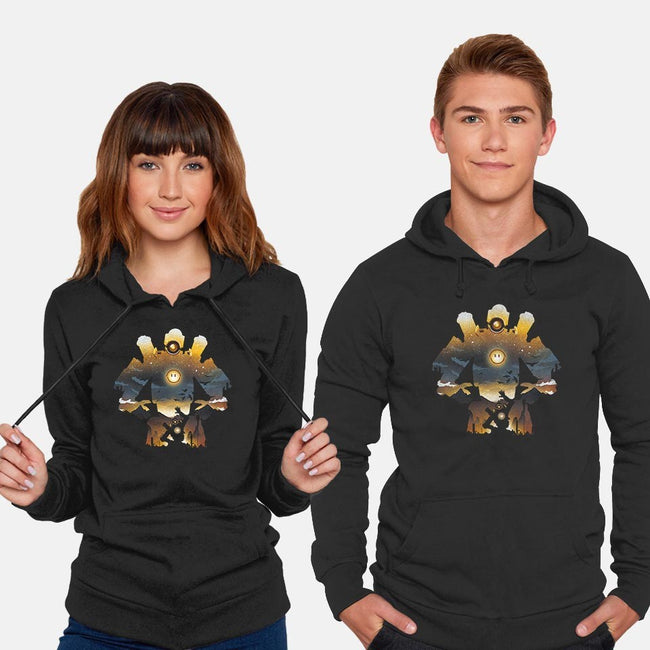 Grappling Robot-unisex pullover sweatshirt-dandingeroz